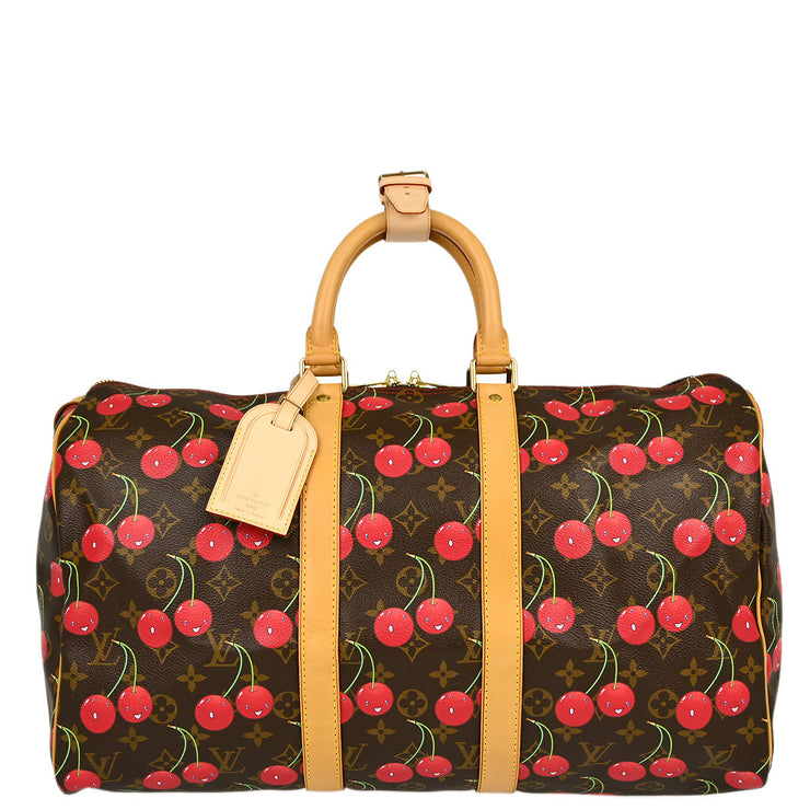 Louis Vuitton Monogram Cherry Keepall 45 Duffle Bag M95011