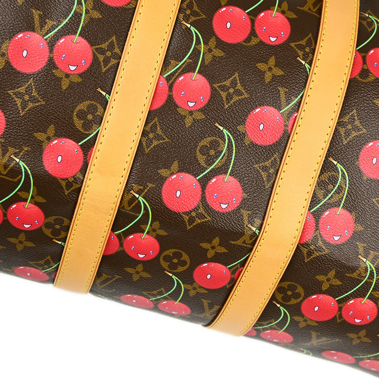 Louis Vuitton Monogram Cherry Keepall 45 Duffle Bag M95011