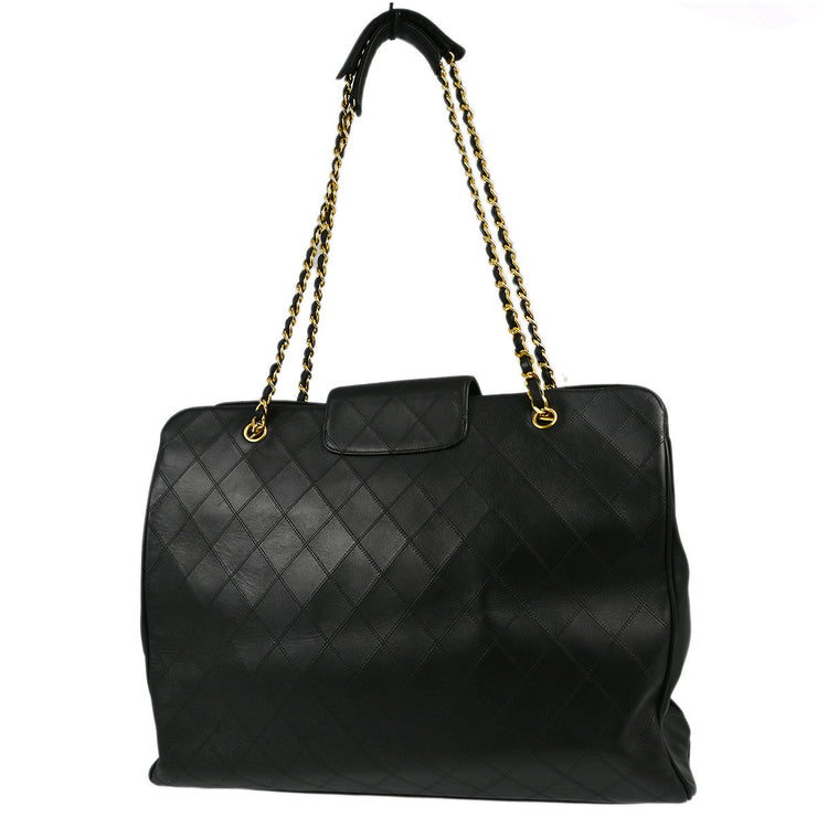 Chanel Black Lambskin Supermodel Bicolore Shoulder Bag