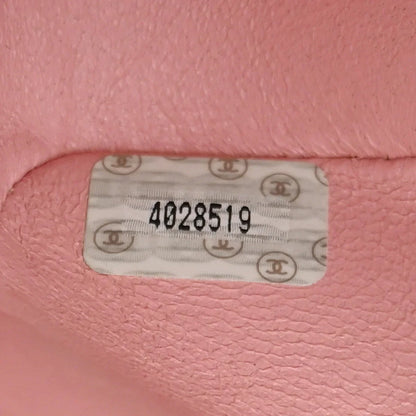 Chanel * 1996-1997 Pink Lambskin Medium Classic Double Flap Shoulder Bag