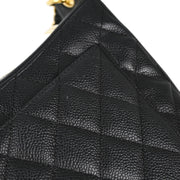 Chanel Black Caviar Hobo Handbag