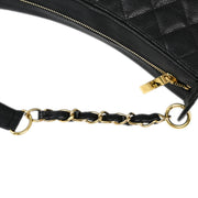 Chanel Black Caviar Hobo Handbag