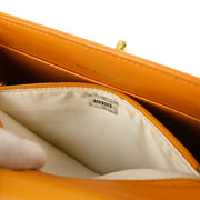 Chanel * Orange Lambskin Handbag