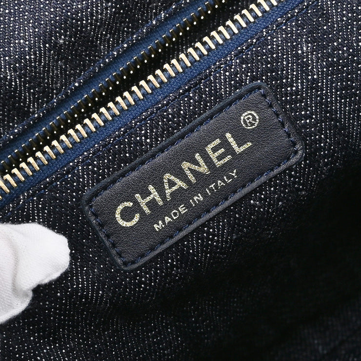 Chanel 2005-2006 Blue Denim Tote Handbag