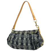 Louis Vuitton Blue Monogram Denim Mini Pleaty Raye Handbag M95333