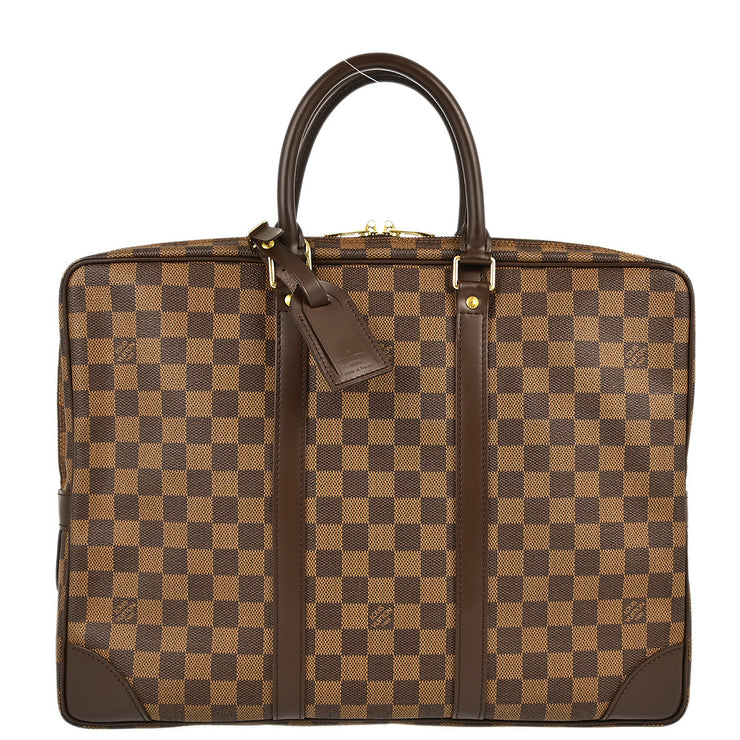 Louis Vuitton 2005 Damier Porte Documents Voyage Handbag N41124