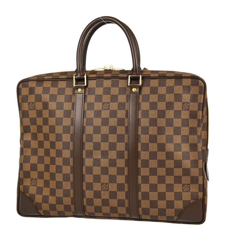 Louis Vuitton Damier Porte Documents Voyage Handbag N41124