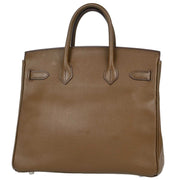 Hermes 2007 Taupe Gray Epsom Haut a Courroies 28 Handbag