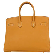 Hermes 2005 Natural Sable Fjord Birkin 35 Handbag