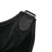 Hermes Black Taurillon Clemence Evelyne II 41 TGM Shoulder Bag