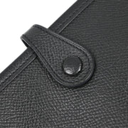 Hermes 2004 Black Epsom Evelyne TPM Shoulder Bag