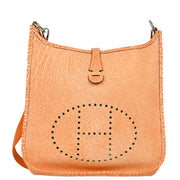 Hermes Orange Dalmatian Evelyne 29 PM Shoulder Bag