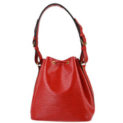 Louis Vuitton Red Epi Petite Noe Bucket Shoulder Bag M44107