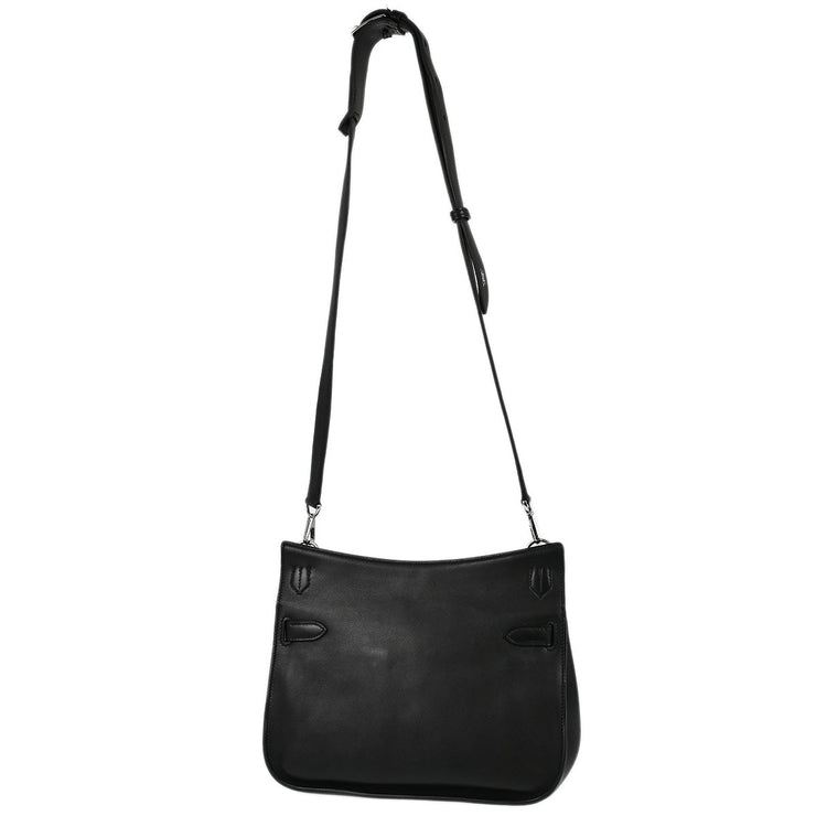 Hermes Black Swift Jypsiere 28 Shoulder Bag