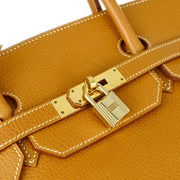 Hermes Natural Sable Ardennes Birkin 40 Handbag