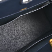 Hermes Navy Box Calf Dalvy 30 MM Handbag