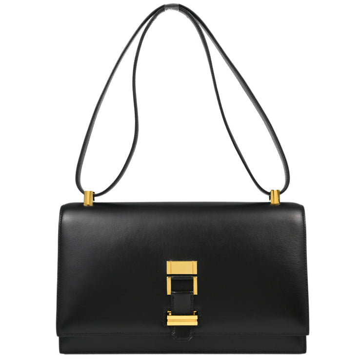 Hermes Black Box Calf Shoulder Bag