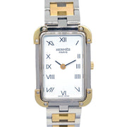 Hermes Croisiere Quartz Watch SS Gold