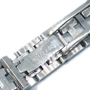 Hermes CL4.230 Clipper Nacre Quartz Watch SS Diamond