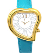 Yves Saint Laurent 04F Quartz Watch Gold Light Blue