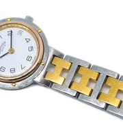 Hermes Clipper Quartz Watch SS