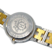 Hermes Clipper Quartz Watch SS