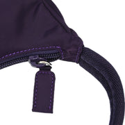 Prada Purple Nylon Hobo Handbag