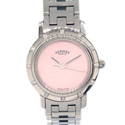 Hermes Clipper CL4.230 Quartz Watch SS Diamond