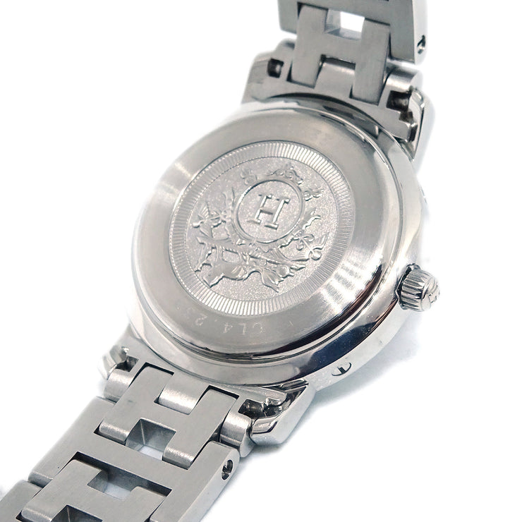 Hermes Clipper CL4.230 Quartz Watch SS Diamond