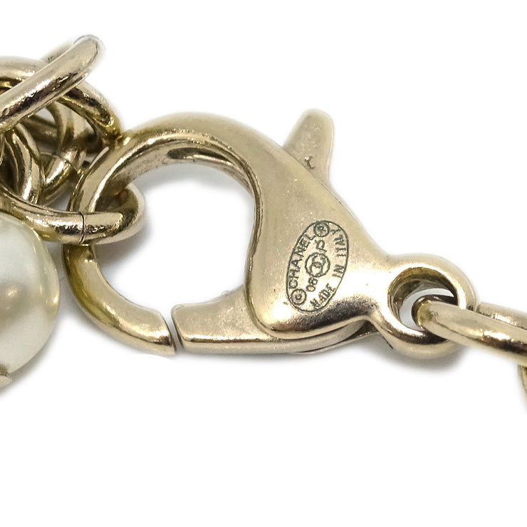 Chanel Bracelet Artificial Pearl Gold 06P