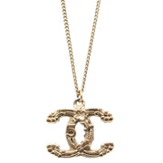 Chanel Gold CC Chain Pendant Necklace 06P