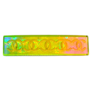 Chanel Hair Clip Hairpin Barrette Rainbow Acrylic 97P