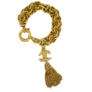 Chanel Fringe Bracelet Gold 93A