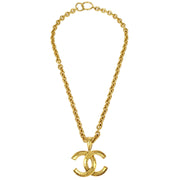 Chanel Gold CC Chain Pendant Necklace 94P