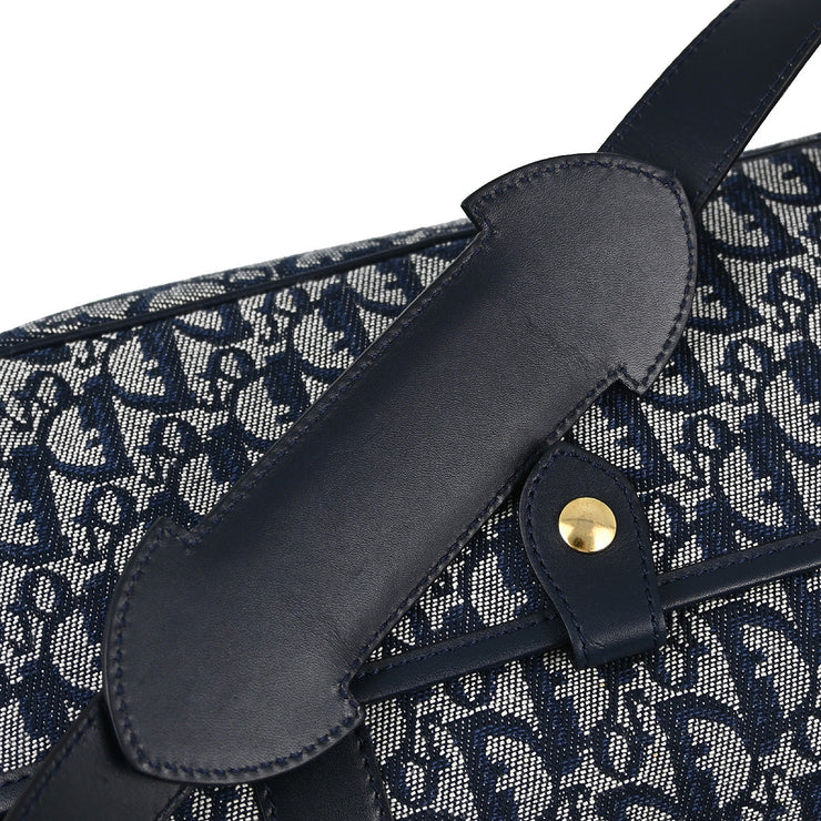 Christian Dior Navy Trotter Shoulder Bag