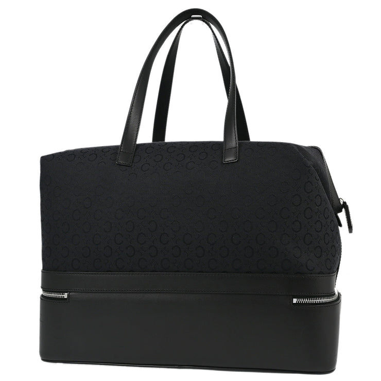 Celine Black C Macadam Handbag