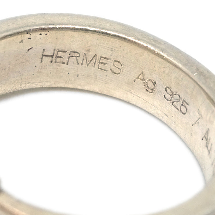 Hermes Ring Silver Ag925 Au750 #47 #7