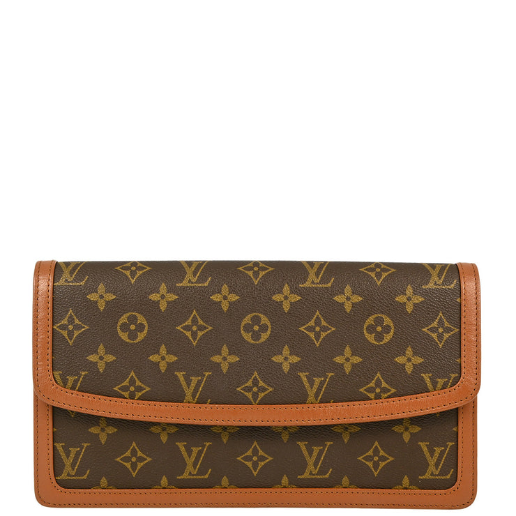 Louis Vuitton 1990 Monogram Pochette Dame GM Clutch Bag M51810