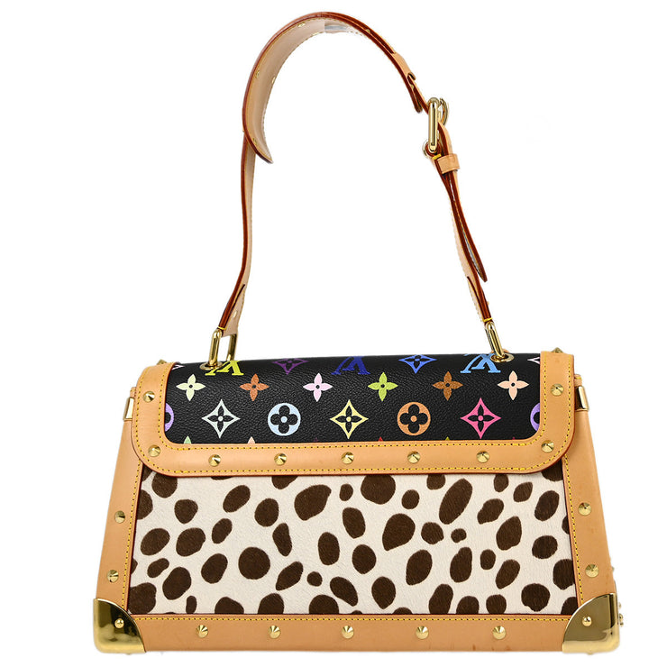 Louis Vuitton 2003 Monogram Multicolor Sac Dalmatian Handbag M92825