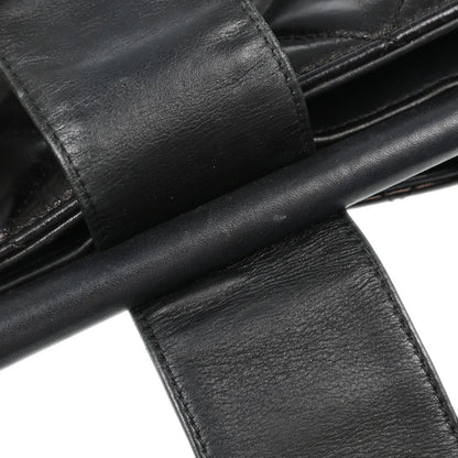 Chanel 2017 Paris in Rome Black Calfskin Castle Rock Tote 2way Handbag