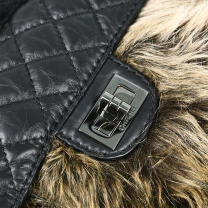 Chanel 2010-2011 Faux Fur Calfskin XL Tote Bag
