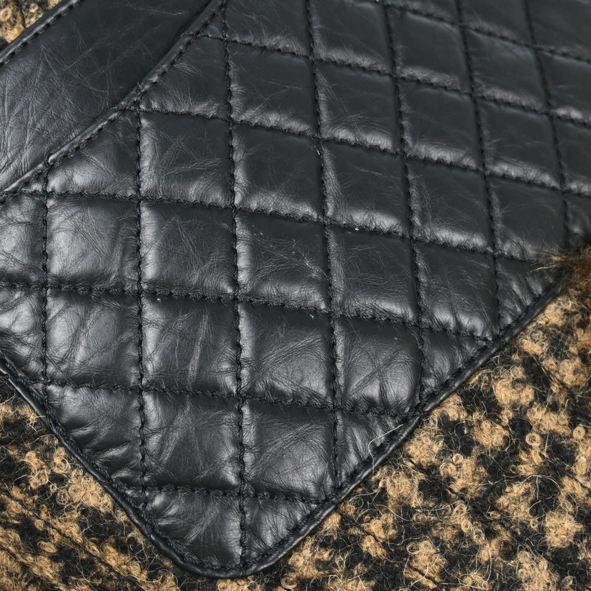 Chanel 2010-2011 Faux Fur Calfskin XL Tote Bag