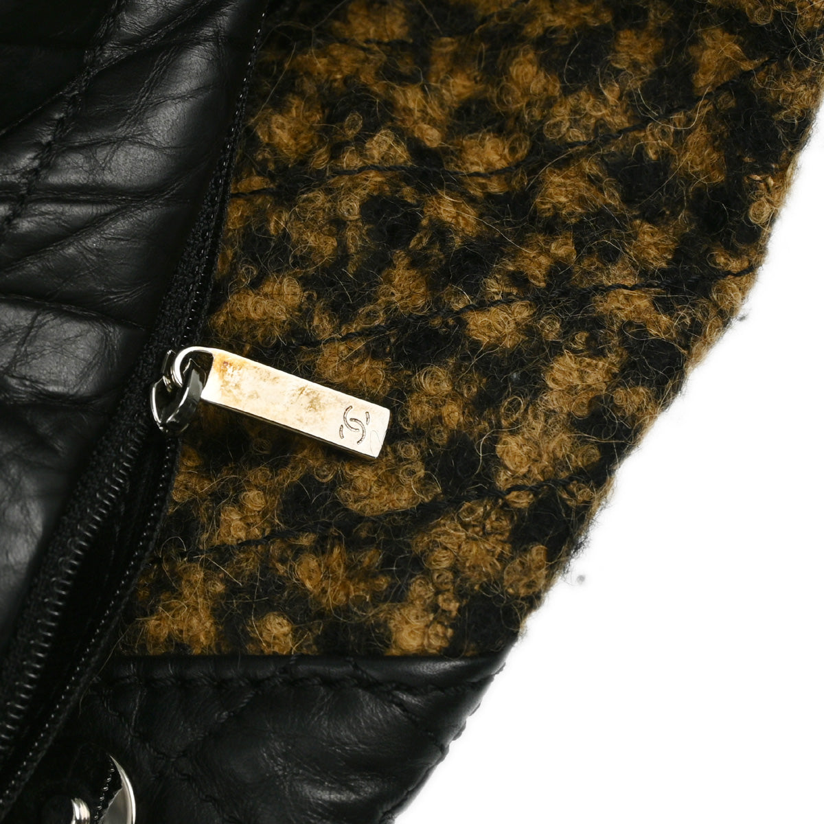 Chanel 2010-2011 Faux Fur Calfskin XL Tote Bag