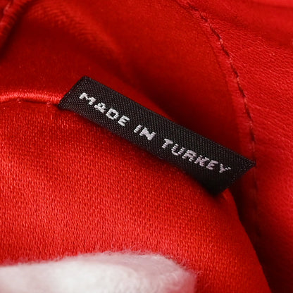 Miu Miu 2000-2010 Red Lambskin Matelasse Shoulder Bag