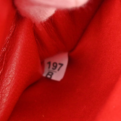 Miu Miu 2000-2010 Red Lambskin Matelasse Shoulder Bag