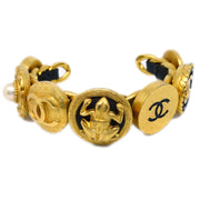 Chanel Bangle Costume Pearl Gold 95A