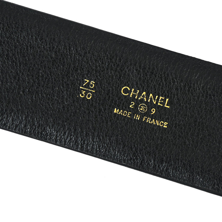 Chanel Black Belt #75/30 29 Small Good