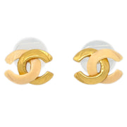 Chanel CC Piercing Earrings Gold 00T