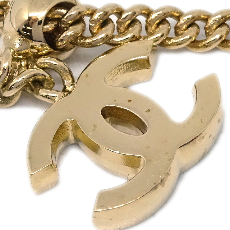 Chanel Scissors Bracelet Rhinestone Gold 02P