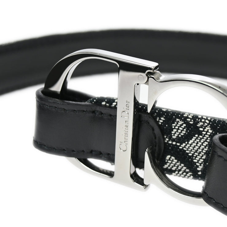 Christian Dior Trotter Belt Black #75 Small Good